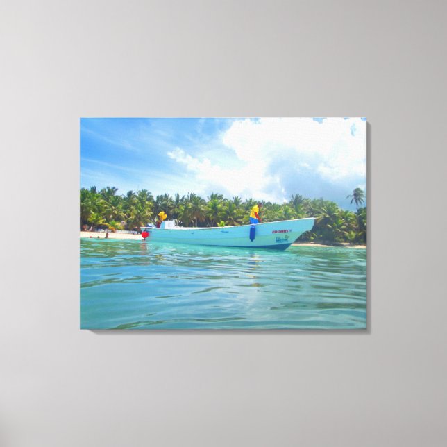 SAONA ISLAND #2 ON CANVAS     20 "x 16" Print (Front)