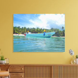 SAONA ISLAND #2 ON CANVAS     20 "x 16" Print