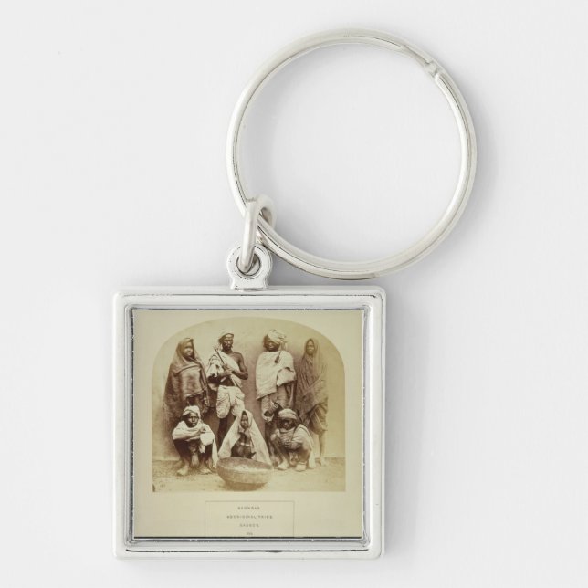 Saonras, an Aboriginal Tribe from Saugor, Central Keychain (Front)