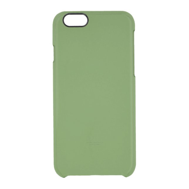Sap Green High End Monochrome Uncommon iPhone Case (Back)