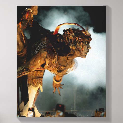 Sapa Warang Canvas Print – Balinese Cultural Art Photo Tile