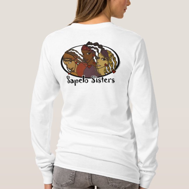 Sapelo Sisters Hoodie T-Shirt (Back)