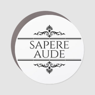 Sapere Aude Car Magnet