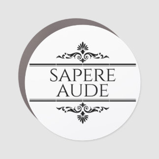 Sapere Aude Car Magnet