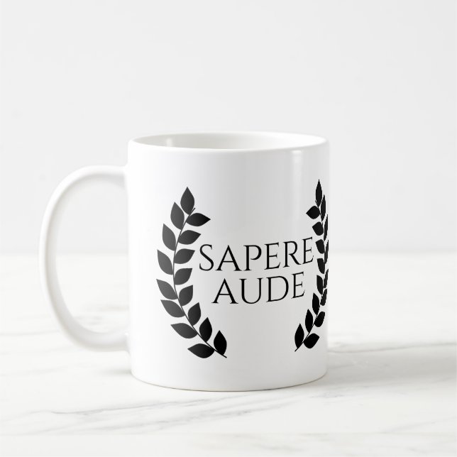 Sapere Aude Coffee Mug (Left)