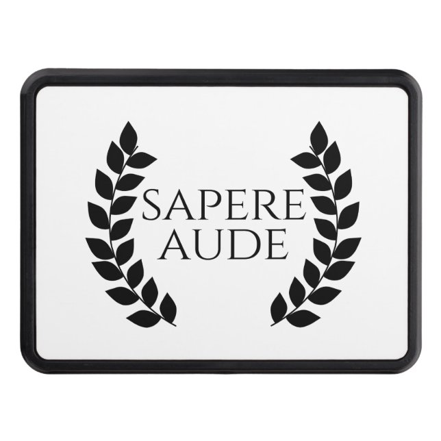 Sapere Aude Hitch Cover (Front)