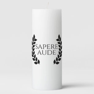 Sapere Aude Pillar Candle