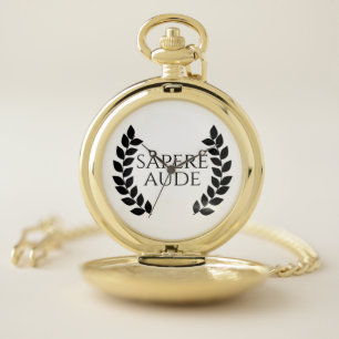Sapere Aude Pocket Watch