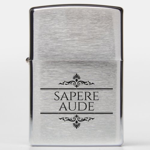 Sapere Aude Zippo Lighter