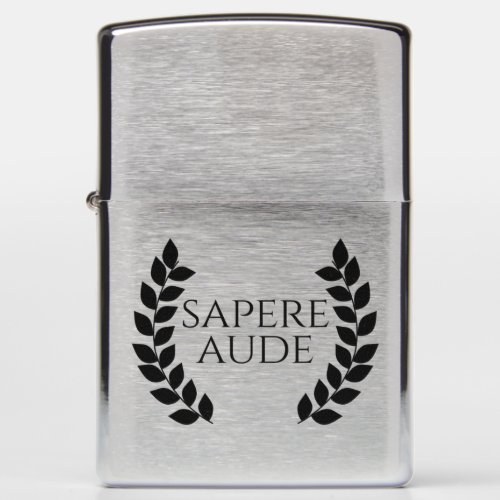 Sapere Aude Zippo Lighter