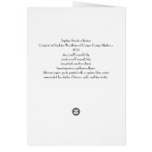 Saphire Geode collection Cards (Back)