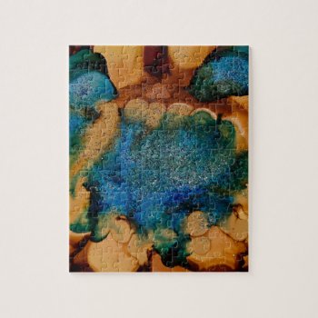 Saphire Geode Collection Jigsaw Puzzle by DragonL8dy at Zazzle