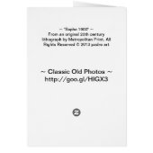 Sapho 1900 cards (Back)