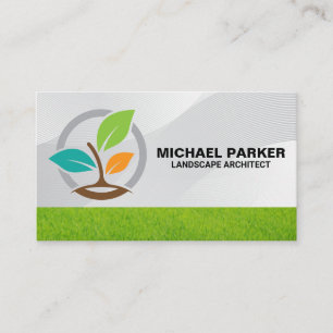 Sapling Plant Gardener Landscaper Business Card