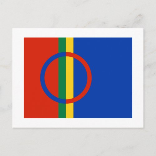 Sapmi Flag Postcard