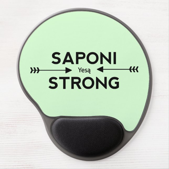 Saponi Strong Arrows Gel Mousepad (Front)