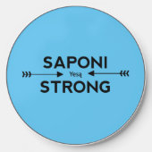 Saponi Strong Arrows Wireless Charger (Front)