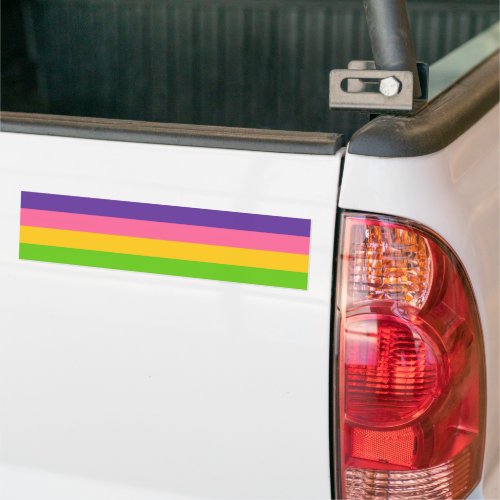Sapphic Pride Flag Bumper Sticker
