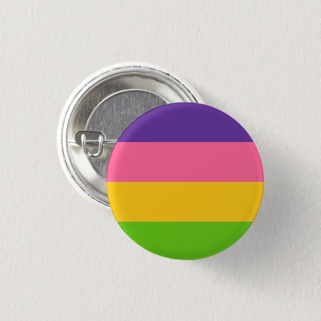 Sapphic Pride Flag Button (Front & Back)