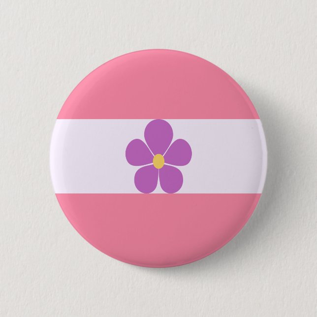 Sapphic Pride Flag Button (Front)
