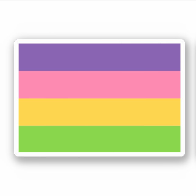Sapphic Pride Flag Sticker (Front)