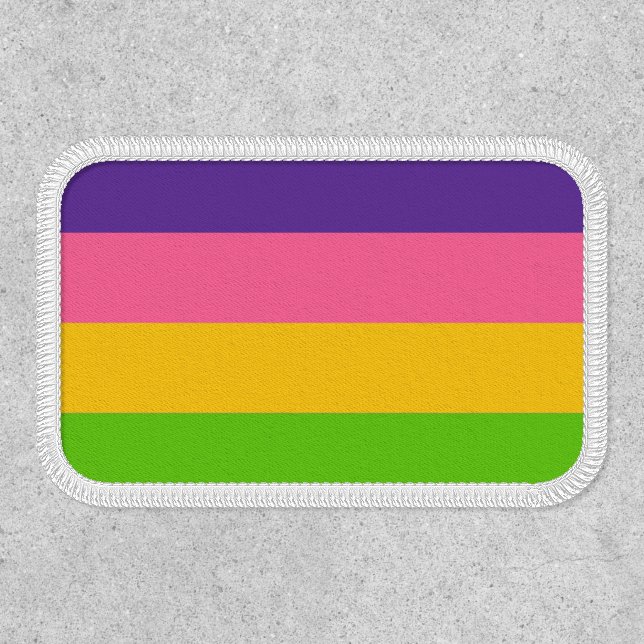 Sapphic Pride House Flag Patch (Front)