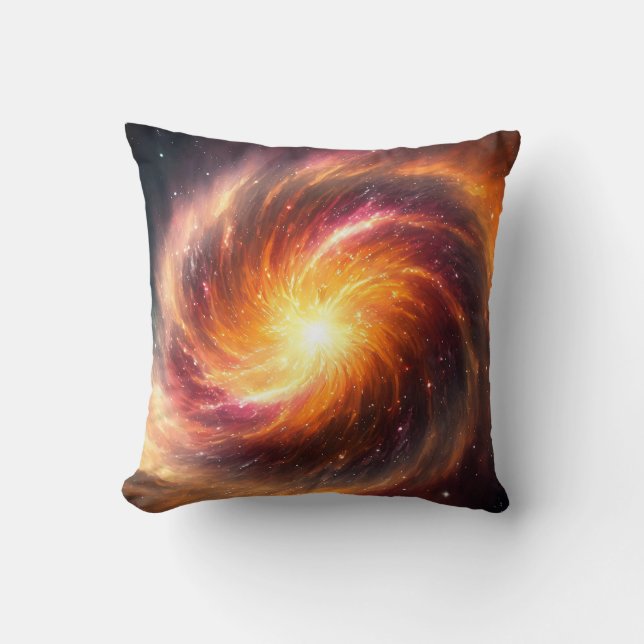 Sapphic Supernova - Throw Pillow (Front)