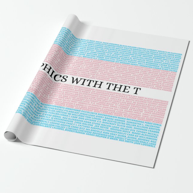 Sapphics with the T 3.0 Wrapping Paper (Unrolled)