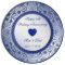 Sapphire 45th Wedding Anniversary Porcelain Plate