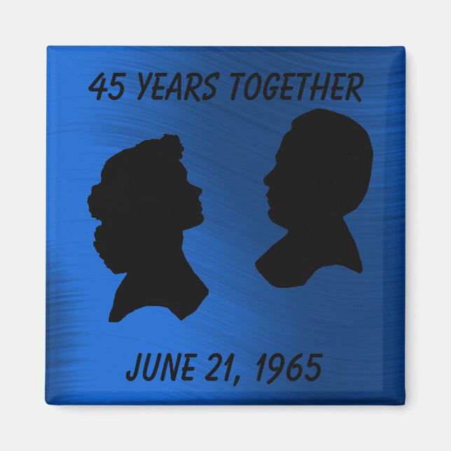 SAPPHIRE ANNIVERSARY-MAGNET MAGNET (Front)