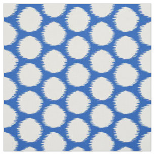 Sapphire Asian Moods Ikat Dots Fabric