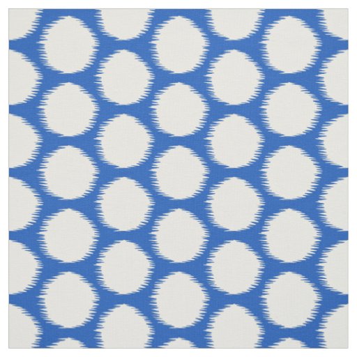Sapphire Asian Moods Ikat Dots Fabric