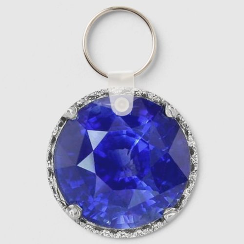 Sapphire  basic keychain