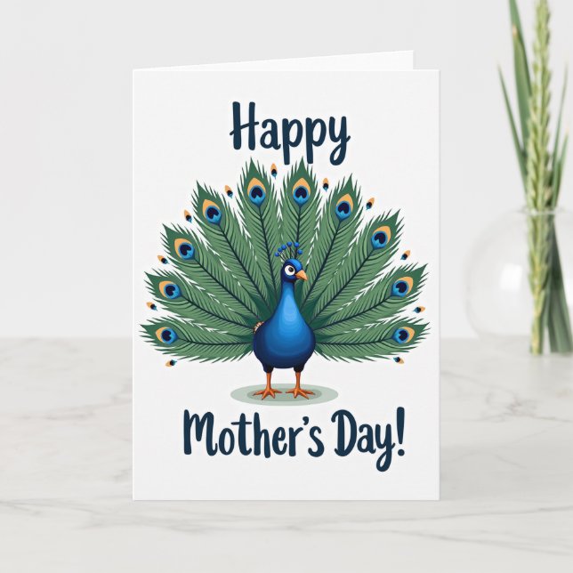 Sapphire Bird Mothers Day Card (Front)