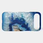 Sapphire Blue Agate Geode iPhone 4 case (Back (Horizontal))