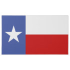 Sapphire Blue and Red Texas Flag