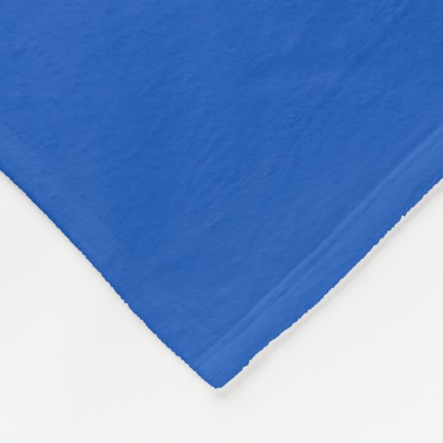 Sapphire Blue Fleece Blanket