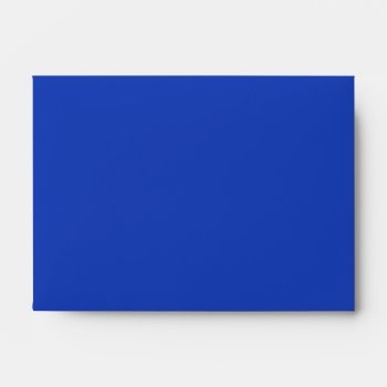 Sapphire Blue Invitation Envelope A6 by pixibition at Zazzle