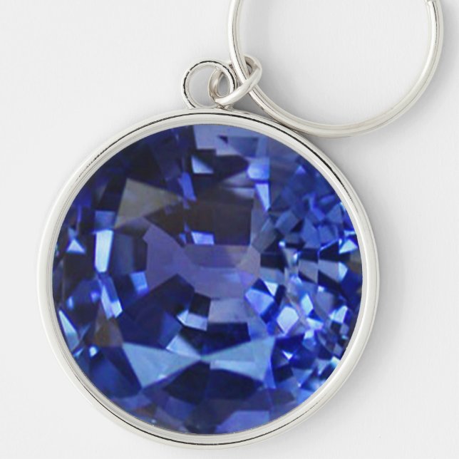 Sapphire Blue Keychain (Front)