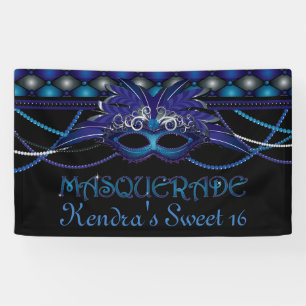 Sapphire Blue, Masquerade Party Banner