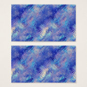 Sapphire Blue Scribbled Texture (Front & Back)