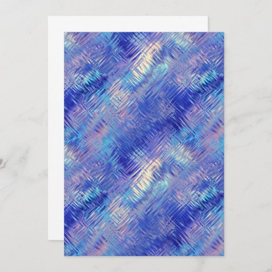 Sapphire Blue Scribbled Texture (Front/Back)