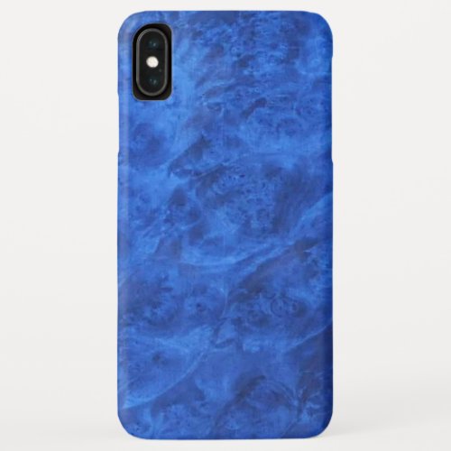 Sapphire Blue Velvet iPhone XS Max Case