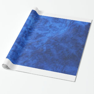 Sapphire Blue Velvet Wrapping Paper