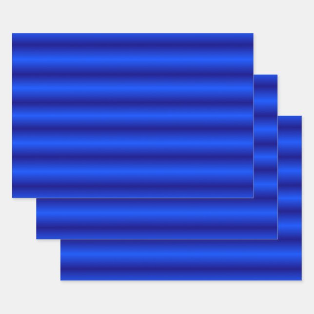 Sapphire Blue Wrapping Paper Sheets (Set)