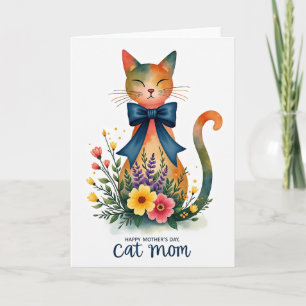 Sapphire Bow Mothers Day Card