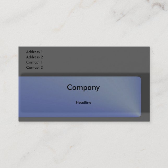 Sapphire Business Card (Front)