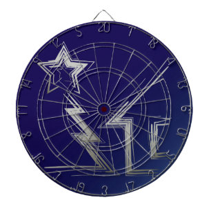 Sapphire Christmas night Dartboard With Darts