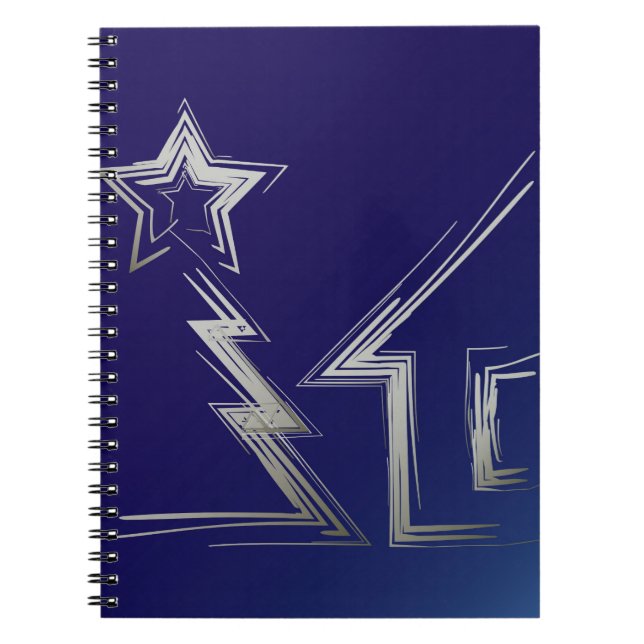Sapphire Christmas night Notebook (Front)