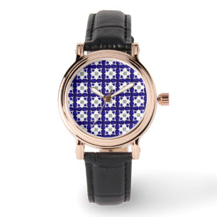 Sapphire Diamond Art, Blue Watch